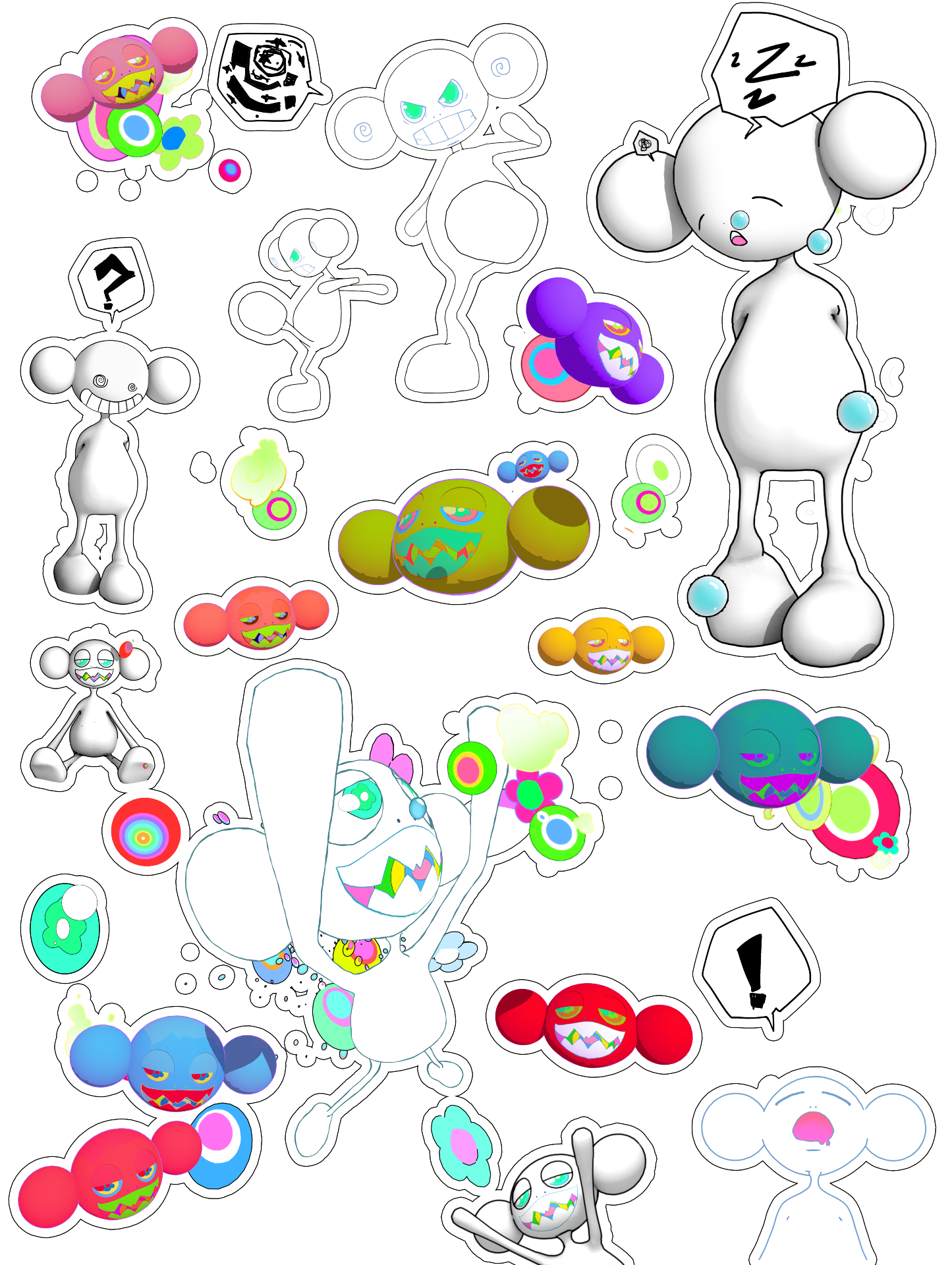 ๐๐ช๐ญ๐ถ๐ธ๐ท๐ด๐ฎ๐ฒ๐ฒยฎ Sticker Sheet